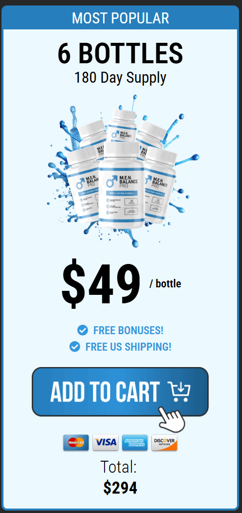 men balance pro 6 bottle